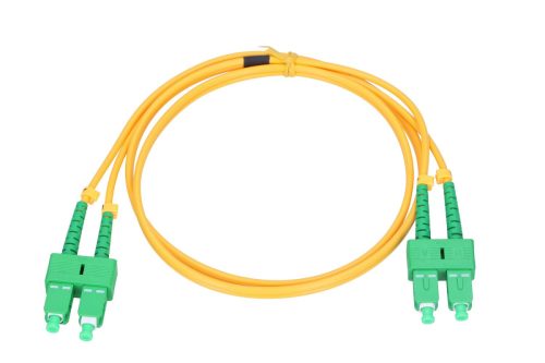 Extralink SC/APC-SC/APC | Patchcord | Single mode, Duplex, G.657A1, 3mm, 0,5m