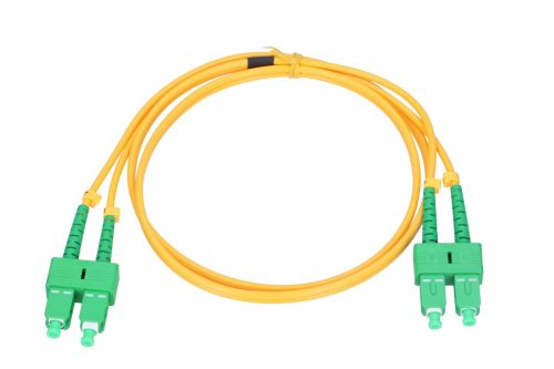 Extralink SC/APC-SC/APC | Patchcord | Single Mode, Duplex, G652D, 3mm, 3m