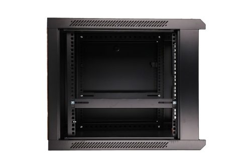 Extralink 9U 600x600 Black | Rackmount cabinet | wall mounted