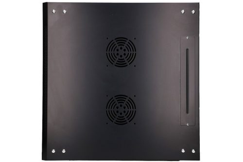 Extralink 9U 600x600 Black | Rackmount cabinet | wall mounted