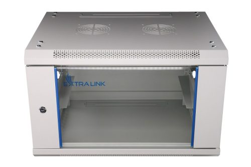 Extralink 6U 600x450 Gray | Rackmount cabinet | wall mounted