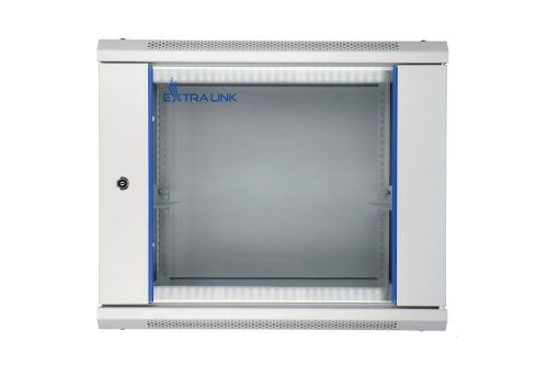 Extralink 9U 600x450 Gray | Rackmount cabinet | wall mounted