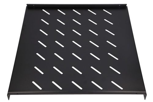 Extralink 1U 500mm Black | Fixed shelf | 19", 502 x 472mm, for 800mm depth cabinets