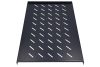 Extralink 1U 750mm Black | Fixed shelf | 19", 752 x 472mm, for 1000mm depth cabinets