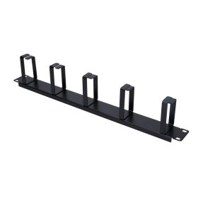 Extralink | Cable organizer | 1U, black