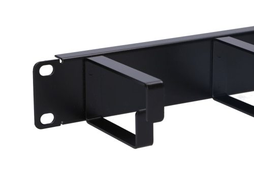 Extralink | Cable organizer | 1U, black