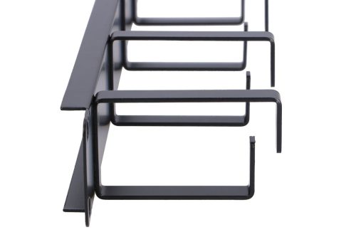 Extralink | Cable organizer | 1U, black