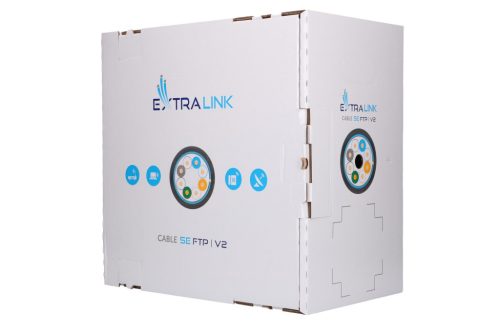Extralink CAT5E FTP (F/UTP) V2 Outdoor | Twisted pair | 305M