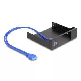   Delock 5.25  fém beszerelési keret USB 5 Gbps Hub-bal Slim Bay Mobile Rack-hez (18006)