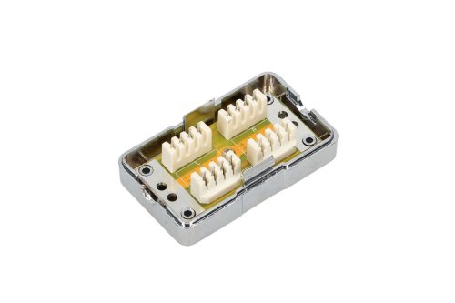 Extralink CAT6 STP | Connection box | silver