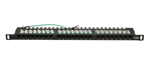 Extralink CAT6 UTP 0.5U | Patchpanel | 24 port