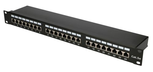 Extralink CAT5E STP V2 | Patchpanel | 24 port