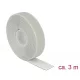 Delock Hurkolható rögzítők, 3 m x 20 mm (H x Sz) tekercs, szürke