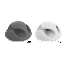   Delock kábeltartó 2 kábelrendezővel 6 darabos készlet (18295)