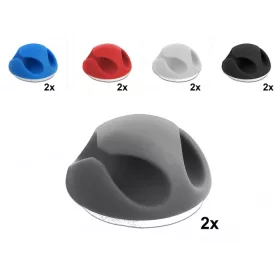   Delock kábeltartó mini szett 2 kábelrendezővel 10db (18296)