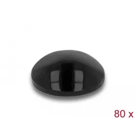   Delock Gumi alátét öntapadós 6 x 2 mm 80 db. fekete (18307)
