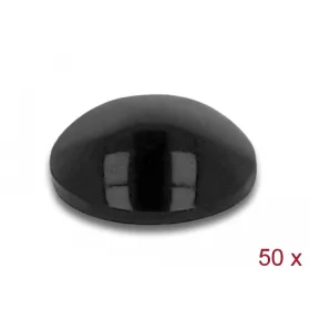   Delock Gumi alátét öntapadós 10 x 3 mm 50 db. fekete (18309)