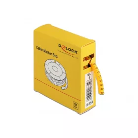 Delock 500 db. sárga kábeljelző doboz No. 0