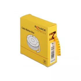 Delock 500 db. sárga kábeljelző doboz No. 2