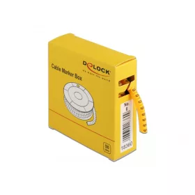 Delock 500 db. sárga kábeljelző doboz No. 6