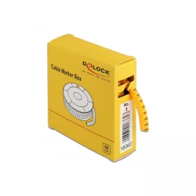 Delock 500 db. sárga kábeljelző doboz No. 8