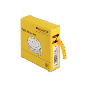 Delock 500 db. sárga kábeljelző doboz No. 9