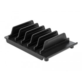   Delock Eszköztartó 6 tablet vagy okostelefon számára, fekete (18366)