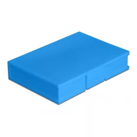 Delock 3.5” HDD védő doboz kék (18373)