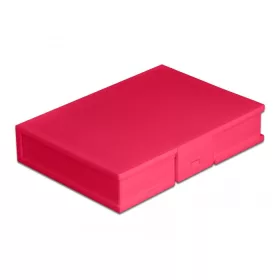 Delock 3.5  HDD piros védő doboz