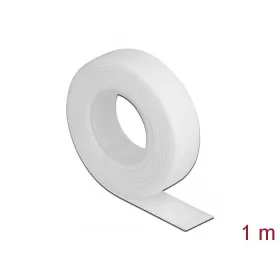   Delock Velcro fehér ragasztó szalag guriga Hx 1 m x Sz 13 mm
