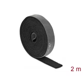 Delock Velcro ragasztószalag 2m fekete (18383)