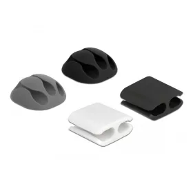   Delock Kábeltartó és kábelcsiptető készlet 4 db. (18394)