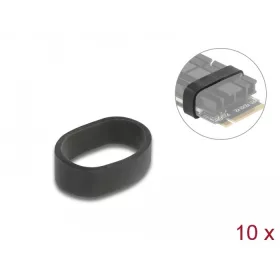   Delock 18409 gumigyűrű M.2 SSD és hűtőborda összefogására 10db fekete