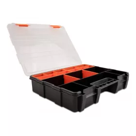   Delock Rendező doboz 21 egységgel, 290 x 220 x 60 mm méretben, narancs és fekete
