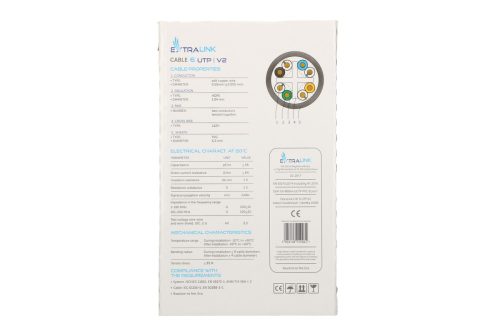 Extralink CAT6 UTP (U/UTP) V2 Indoor | Twisted pair | 305M