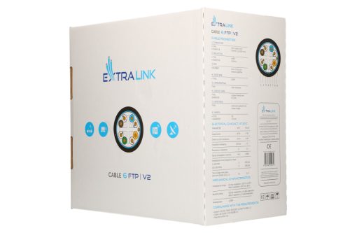 Extralink CAT6 FTP (F/UTP) V2 Outdoor | Twisted pair | 305M