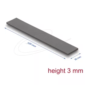   Delock Hővezető párna 120 x 20 x 3 mm M.2 modulokhoz 3,0 W/mK