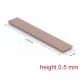 Delock Hővezető párna 120 x 20 x 0,5 mm M.2 modulokhoz 3,0 W/mK   nem szilikon anyagú