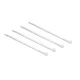 Delock áttetsző kábelkötözők L 100 x W 2.5 mm 100 db