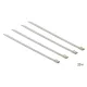 Delock Rozsdamentes acél kábelkötegelők, 150 x 4,6 mm (H x Sz), 20 darab