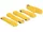 Delock Hurkolható rögzítok, 300 mm x 20 mm (H x Sz), 5 darab hurokkal, sárga