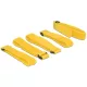Delock Hurkolható rögzítok, 300 mm x 20 mm (H x Sz), 5 darab hurokkal, sárga