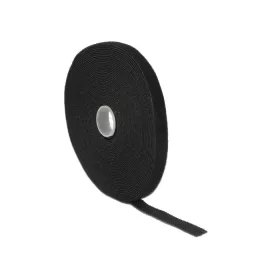 Delock tépőzáras szalagtekercs 10mx13mm fekete (18712)