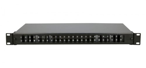Extralink 48 Core | Patch panel | 24 SC Duplex, 48 core, black