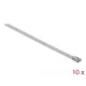 Delock Rozsdamentes acél kábelkötegelők, 400 x 7,9 mm (H x Sz), 10 darab