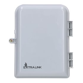   Extralink Emma V2 | Fiber optic terminal box | 16 core, white, min-span