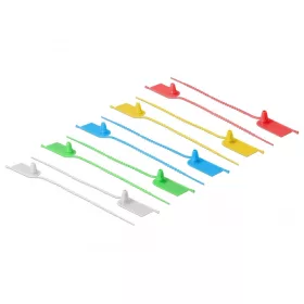   Delock Kábelkötegelok címkével hossz 205 x szélesség 2,8 mm 10 darabos csomagban választható színekb (18826)