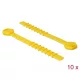 Delock Szilikon kábelkötegelo újrahasznosítható 10 darabos csomagban sárga (18830)