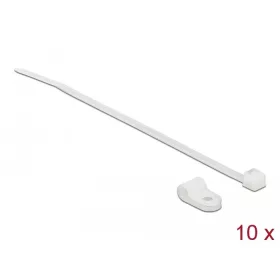   Delock Fehér színű, összekapcsoló pánt készlet 4,8 mm H 150 x Sz 2,5 mm kábelekkel (18861)