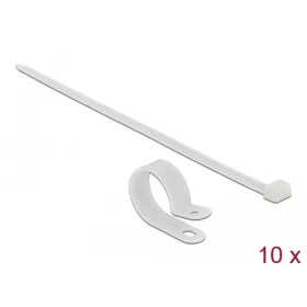   Delock kábelkötegelő rögzítő kiegészítővel fehér (18875)